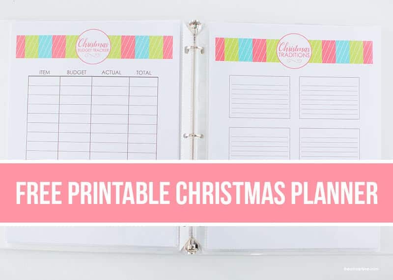 Free Printable Christmas Planner I Heart Nap Time