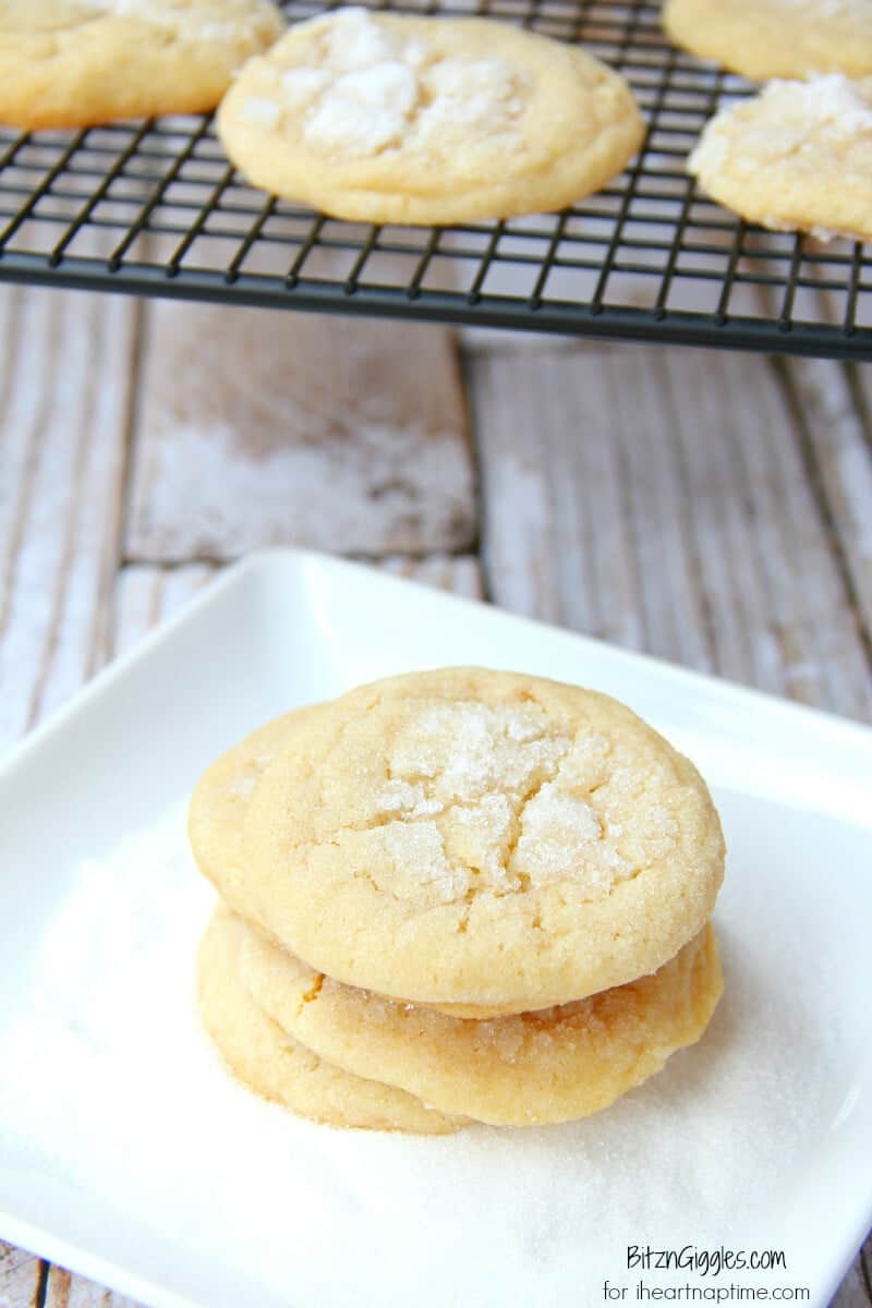 angel cookies on plate