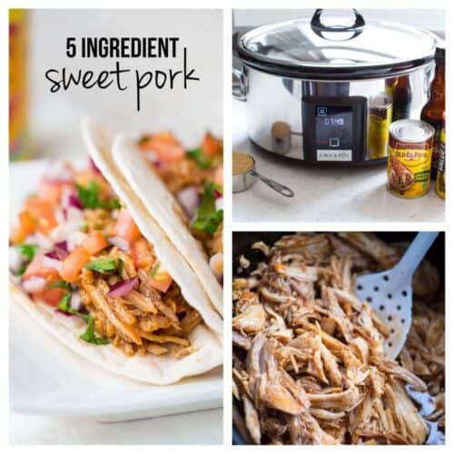 Slow Cooker Sweet Pork Tacos (Cafe Rio Copycat) I Heart Naptime