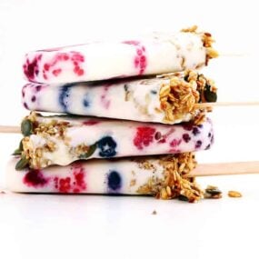 stacked breakfast popsicles