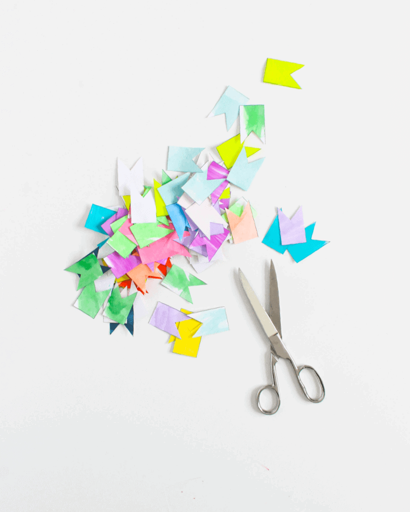 Lucky Rainbow Banner DIY - celebrate St. Patrick's Day in style with this great kids' activity with grown-up style!