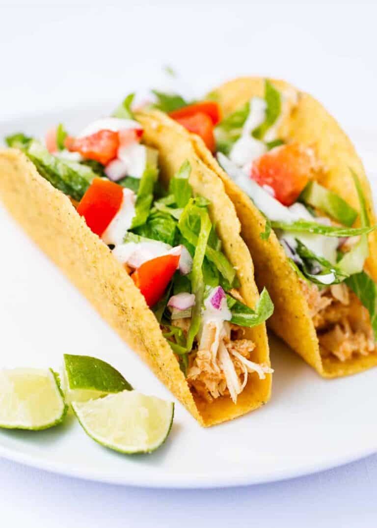 Slow Cooker Ranch Chicken Tacos I Heart Naptime