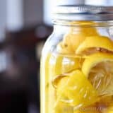 Homemade Lemon Vinegar Cleaner - This DIY natural cleaner, using every day ingredients, is INCREDIBLY easy to make.