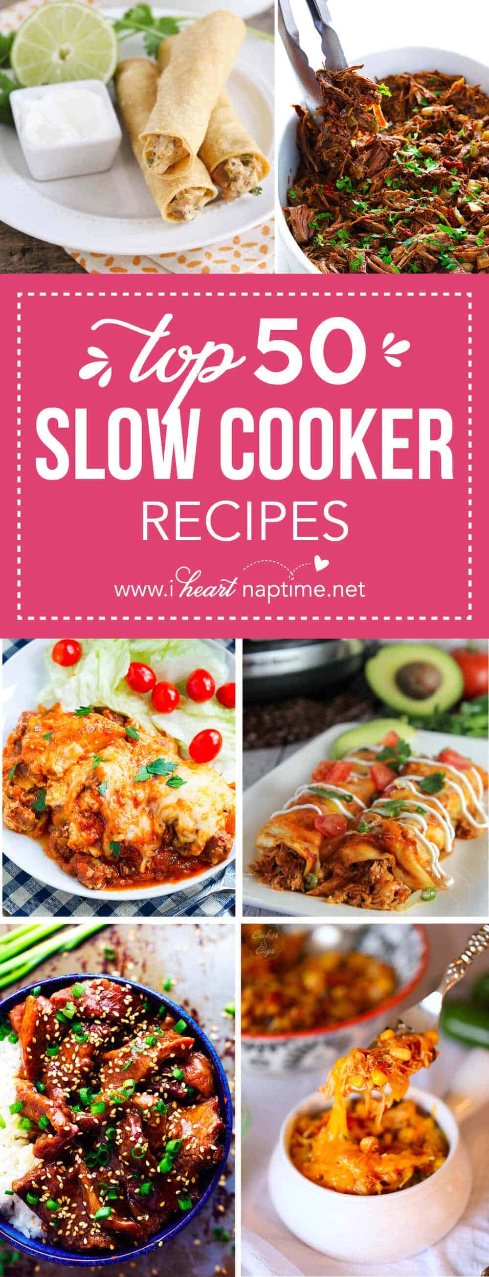 Top 50 Slow Cooker Meals I Heart Nap Time