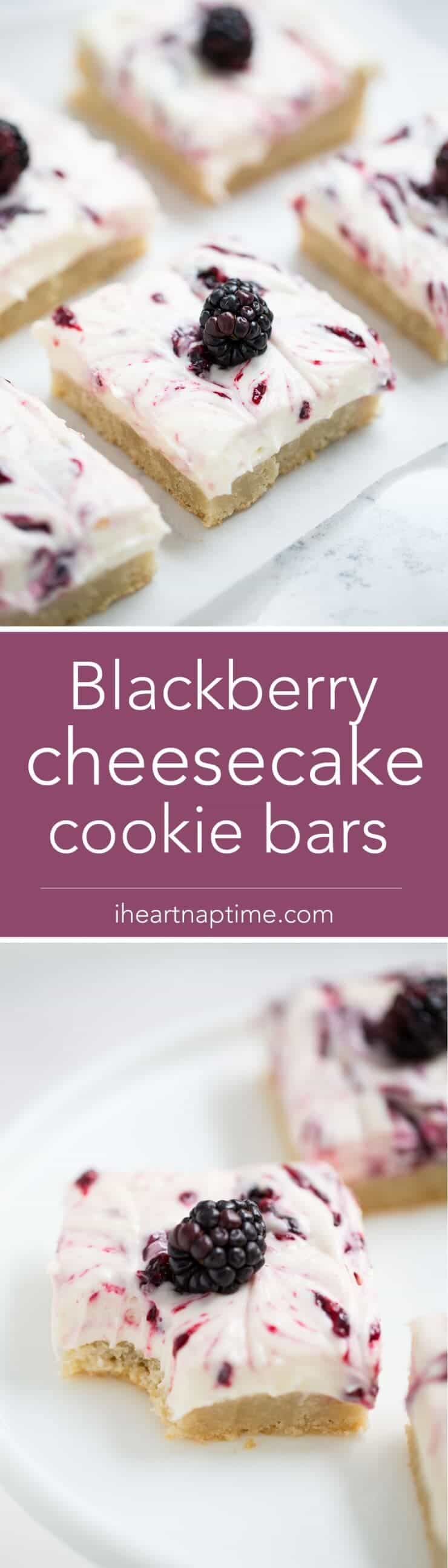 blackberry cheesecake bars