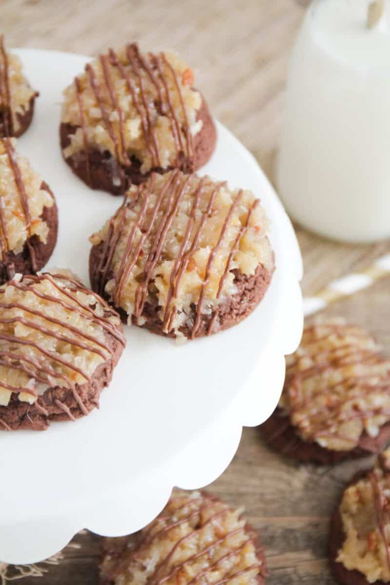 BEST German Chocolate Cookies I Heart Naptime
