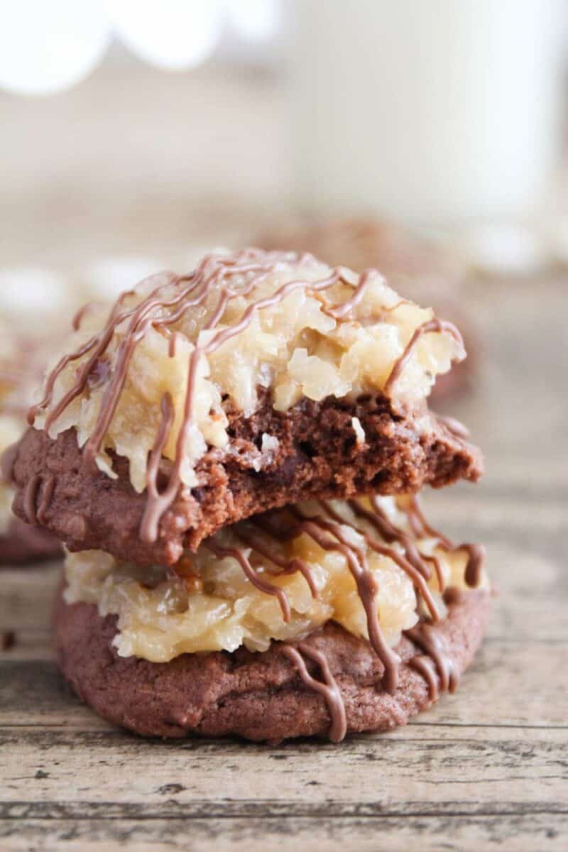 BEST German Chocolate Cookies - I Heart Naptime