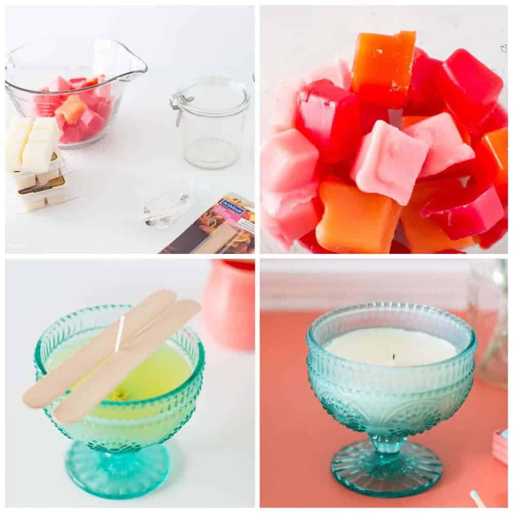 Homemade Candles Using Cute Jars And Wax Cubes Super Simple DIY Craft To Make Homemade Candles Using Cute Jars And Wax Cubes Super Simple DIY Craft To Make