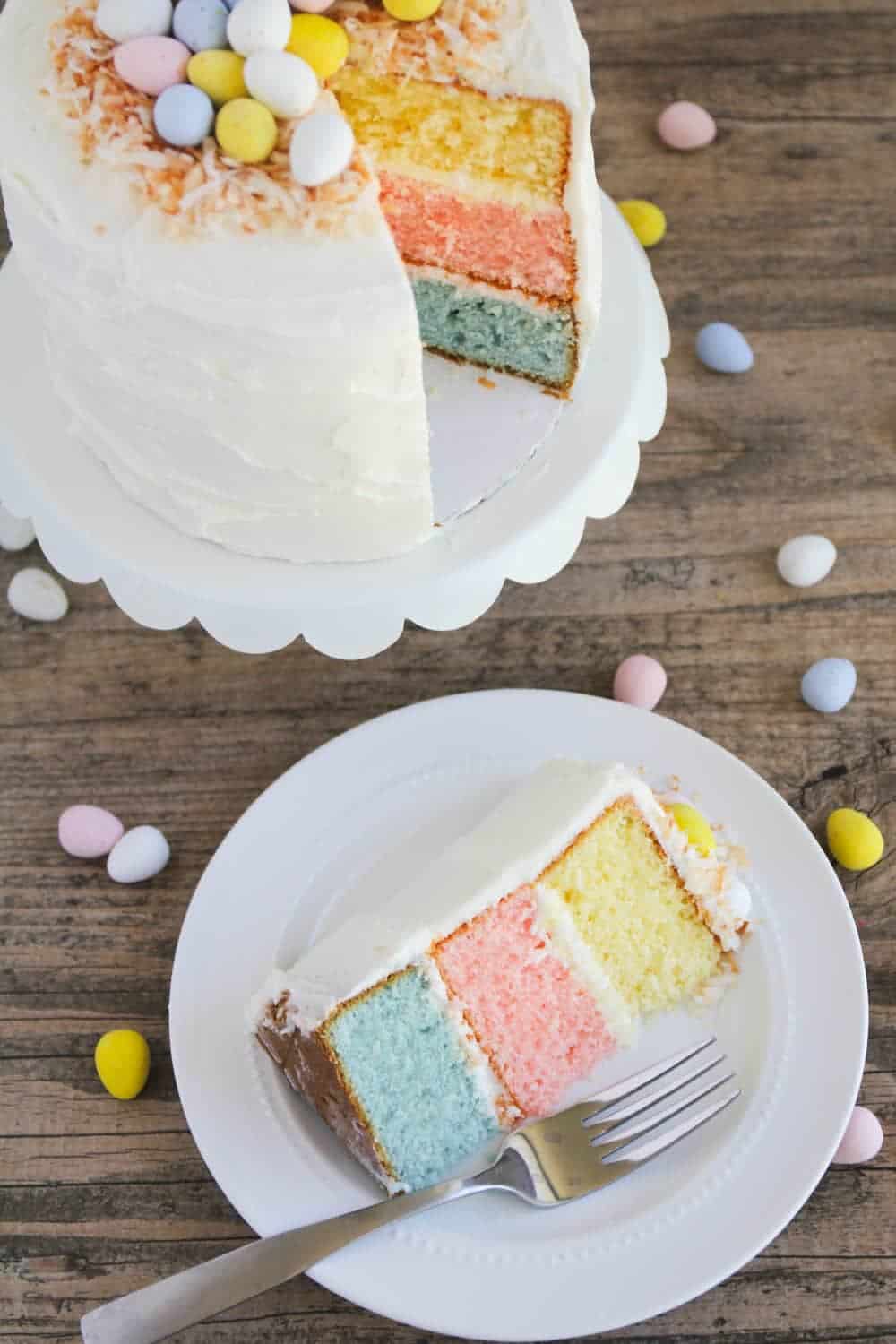 Easter Egg Layer Cake