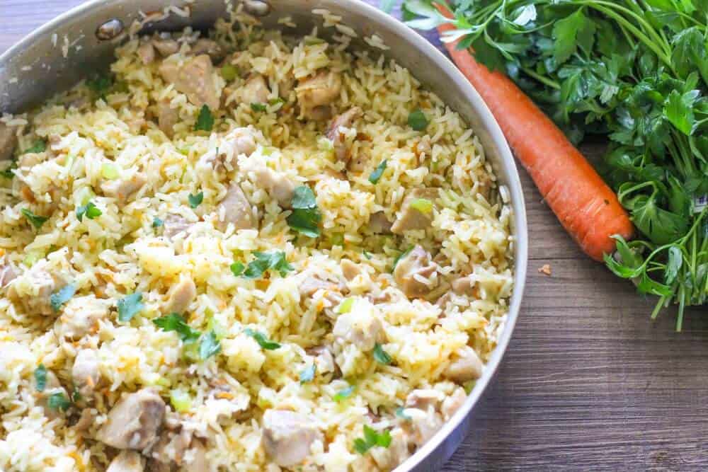 Creamy Chicken and Rice One-Pot Meal