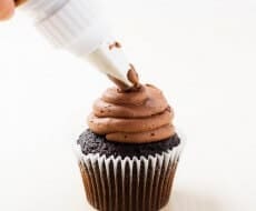 Chocolate buttercream frosting ...creamy, rich and irresistible! This is the BEST recipe!