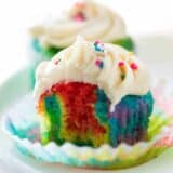 rainbow cupcakes