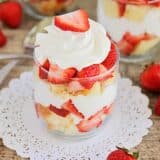 This strawberry shortcake trifle is the perfect no-bake summer dessert. It's easy to make for a crowd and super delicious!