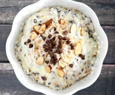 Almond Joy Dip - a sweet and creamy dip that is loaded with yummy ingredients!
