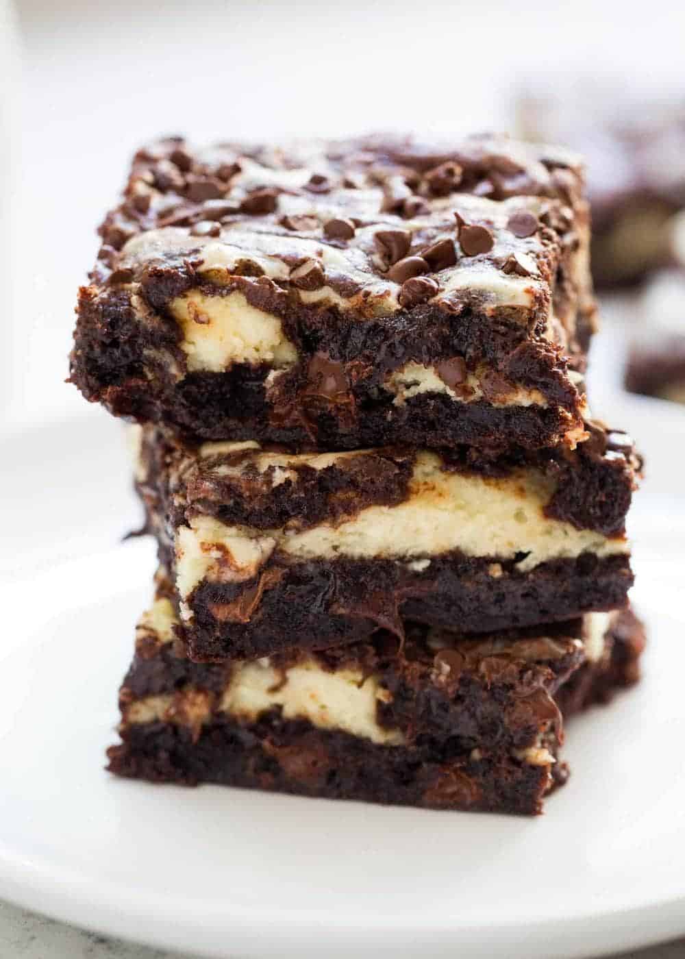 Cheesecake Brownie Recipe - I Heart Nap Time