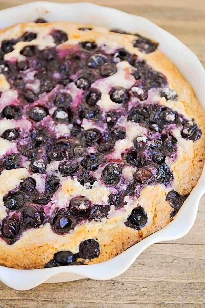 Blueberry Buttermilk Cake... fresh out of the oven