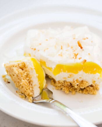 Lemon Coconut Cream Dessert Lasagna... a delicious and easy dessert!