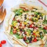 Mexican Chopped Salad with Chipotle Dressing... an easy and delicious summertime meal!