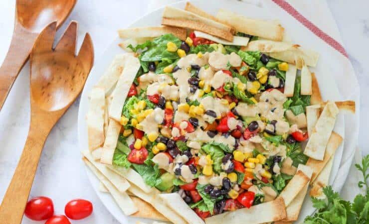 Mexican Chopped Salad with Chipotle Dressing... an easy and delicious summertime meal!