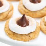 s'mores cookies on a plate