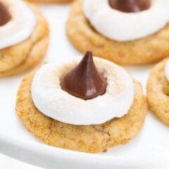 s'mores cookies on a plate