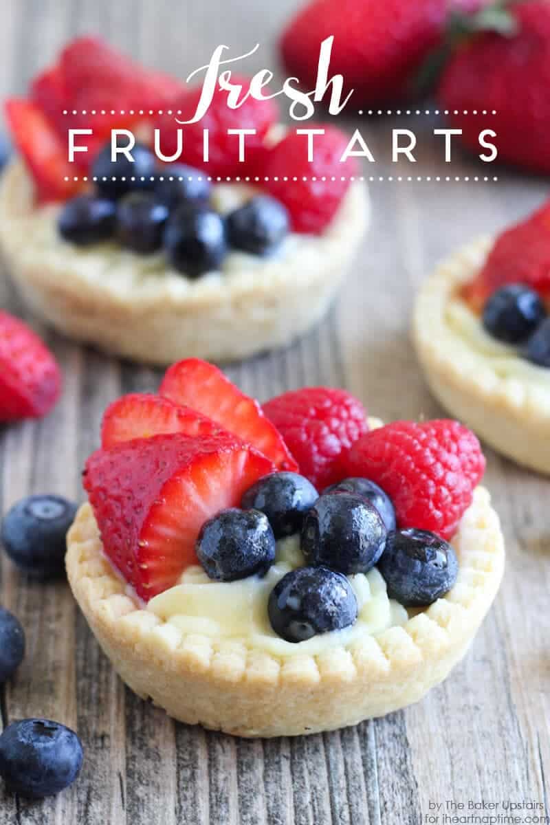 fresh fruit tarts 