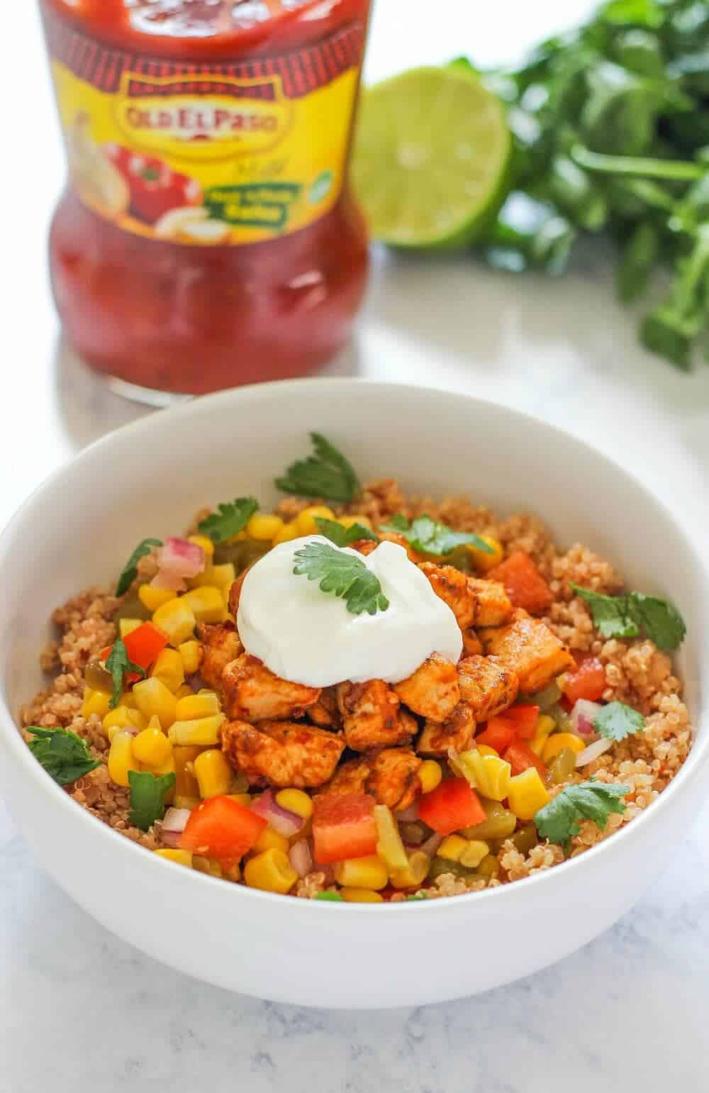 Make Ahead Chicken Fajita Lunch Bowls Make Ahead Chicken Fajita Lunch Bowls