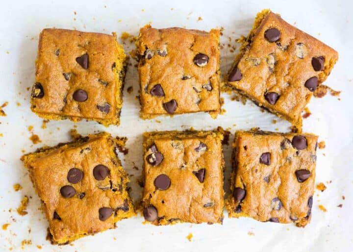 Pumpkin Blondies