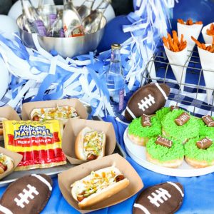 Football Tailgating Party ...Cheer on your favorite football team with friends, food, and this recipe for a BBQ hot dog.