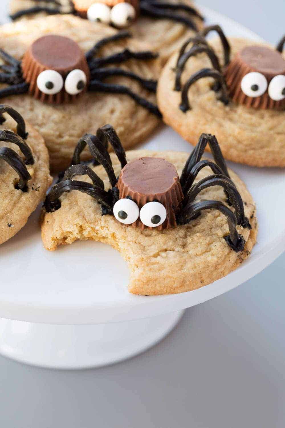 Spider cookies together. 