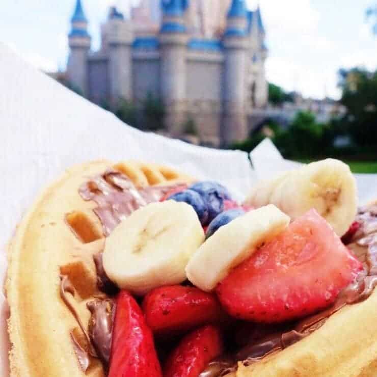 Image result for nutella waffle disney