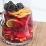 Family Friendly Sangria ... a non-alcoholic, festive, fruity drink perfect for the holiday season!