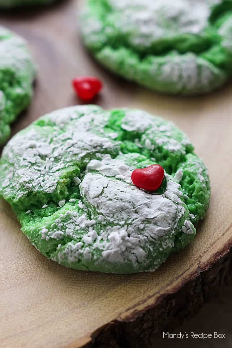 The Grinch Cake Mix Cookies I Heart Nap Time