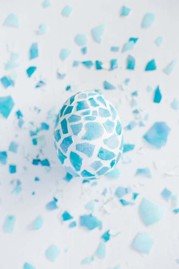 Mosaic Easter Eggs + 25 Easter Crafts for Kids - Fun-filled Easter activities for you and your child to do together!