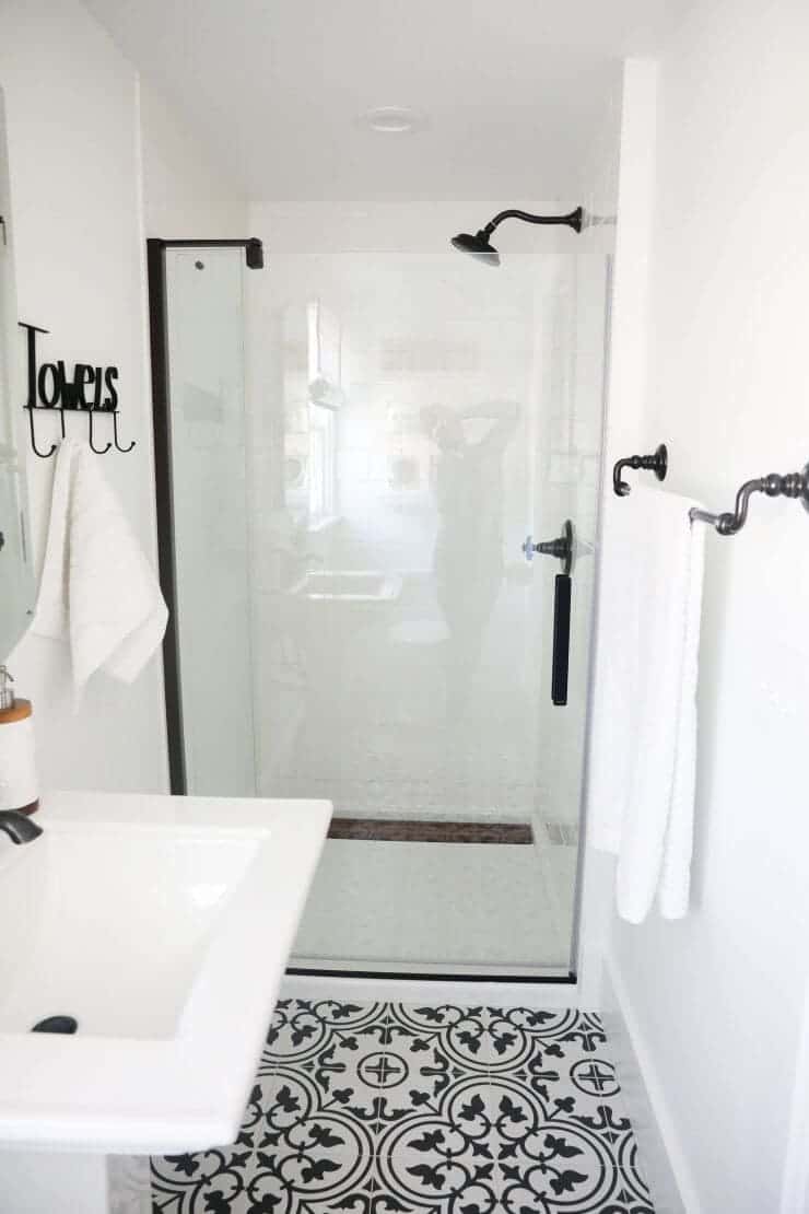 Black and White Bathroom I Heart Nap Time Black and White Bathroom I Heart Nap Time