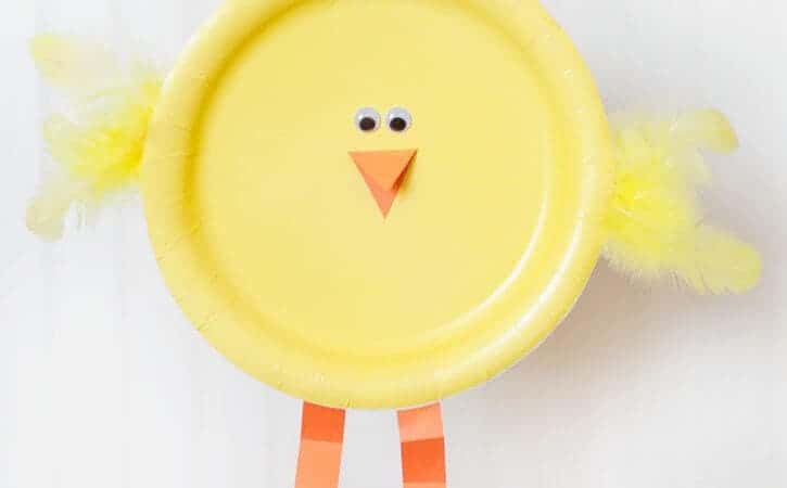 easter chick paper plate + 25 Easter Crafts for Kids - Fun-filled Easter activities for you and your child to do together!
