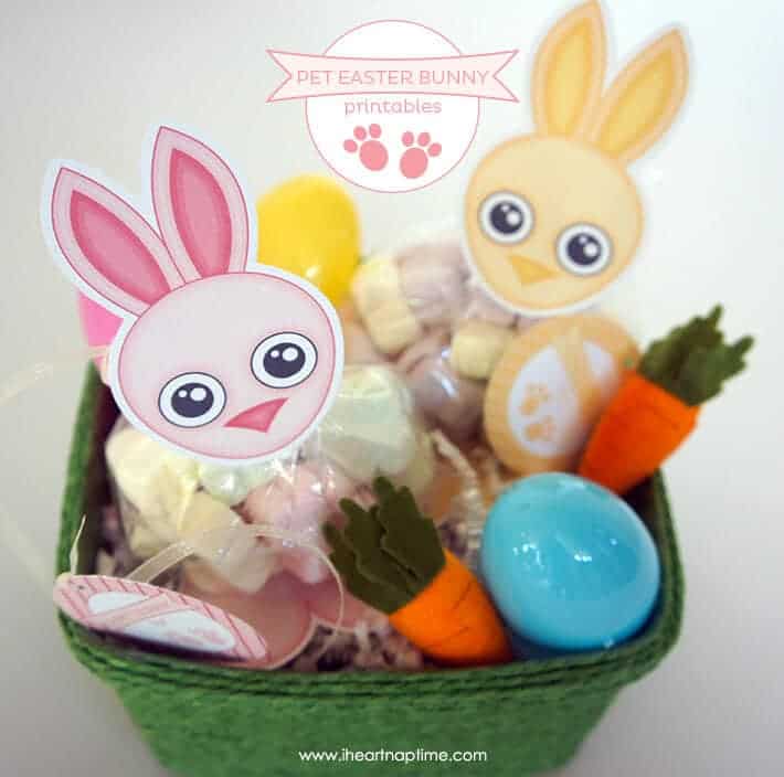 Pet Easter Bunny Printables + 25 Easter Crafts for Kids - Fun-filled Easter activities for you and your child to do together!