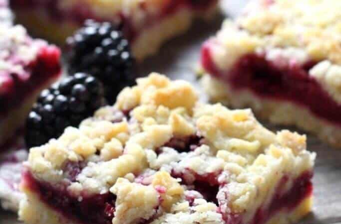 Blackberry Crumb Bars + 50 Delicious Berry Recipes... refreshingly sweet treats that you can enjoy all summer long!
