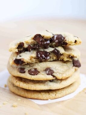 The BEST Brown Butter Chocolate Chip Cookies ...soft, chewy and slightly crispy around the edges. These have the perfect flavor and tons of chocolate!