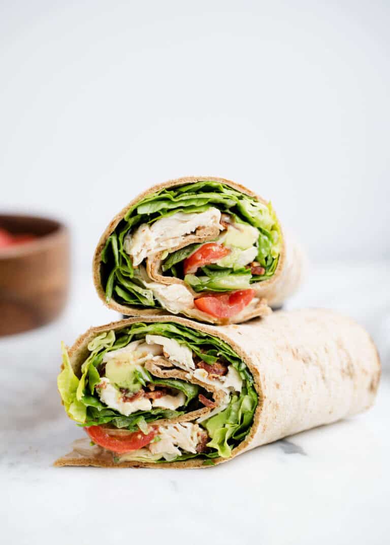 EASY Chicken Caesar Wrap I Heart Naptime