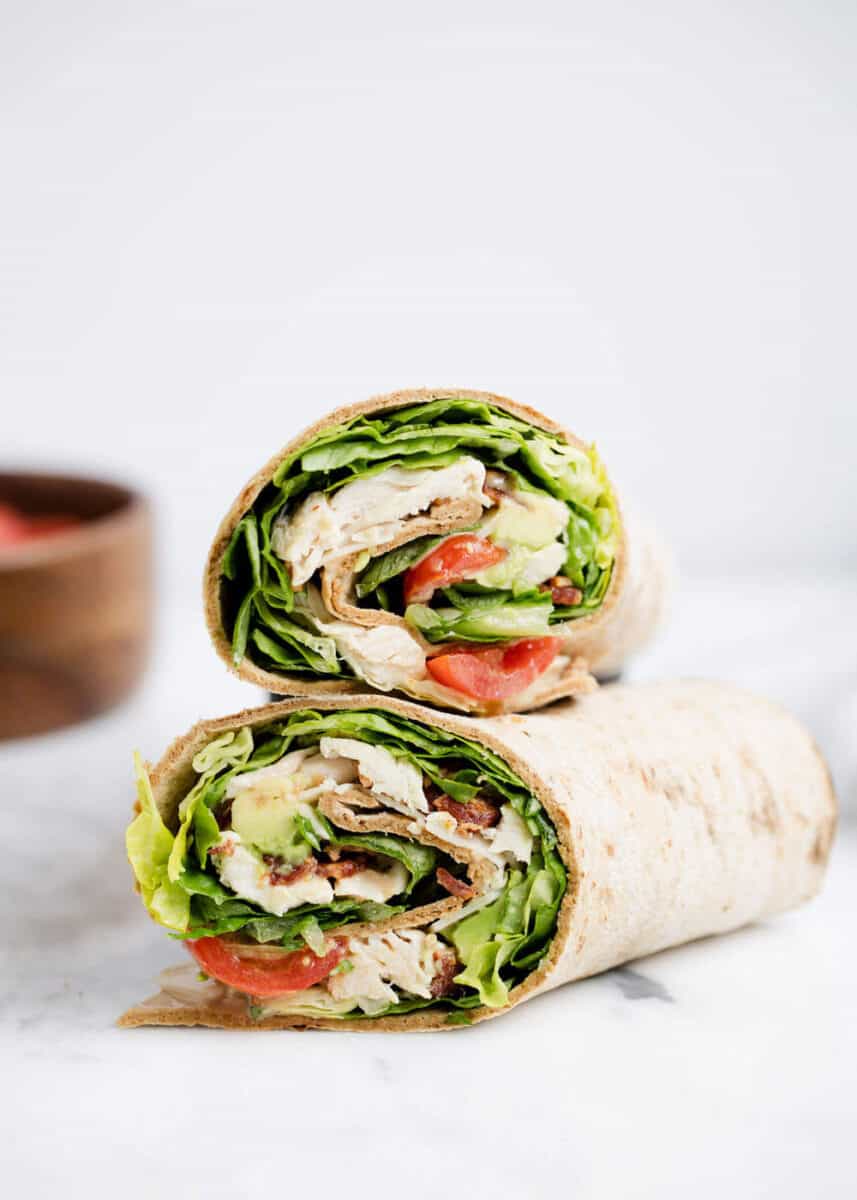 EASY Chicken Caesar Wrap I Heart Naptime easy-chicken-caesar-wrap-i-heart-naptime