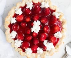 Fresh Strawberry Pie + 50 Delicious Berry Recipes… refreshingly sweet treats that you can enjoy all summer long!