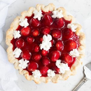 Fresh Strawberry Pie + 50 Delicious Berry Recipes… refreshingly sweet treats that you can enjoy all summer long!