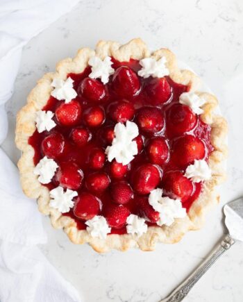 Fresh Strawberry Pie + 50 Delicious Berry Recipes… refreshingly sweet treats that you can enjoy all summer long!
