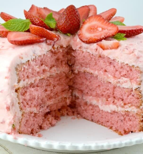 Gonna Want Seconds Triple Layer Strawberry Cake Gonna Want Seconds Triple Layer Strawberry Cake