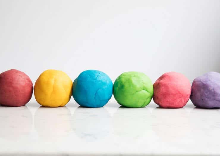 How To Make Homemade Playdough- No-Cook, Small Batch!