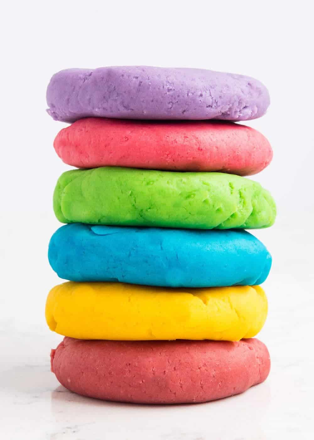 Rainbow 6-pack Scented Playdough With Fruit Scents Play Dough