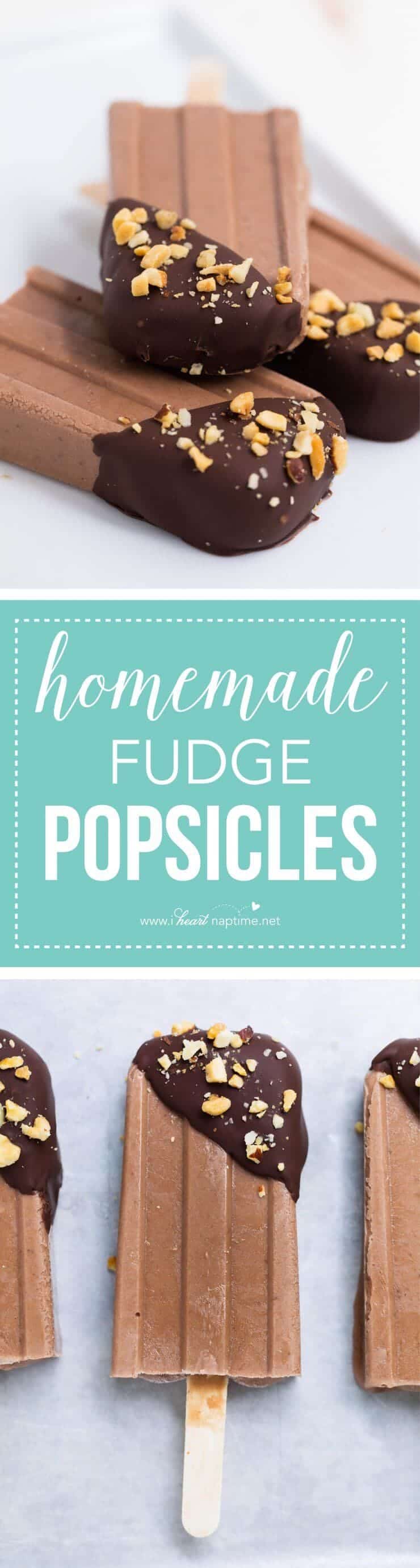 Homemade Fudge Popsicles Homemade Fudge Popsicles