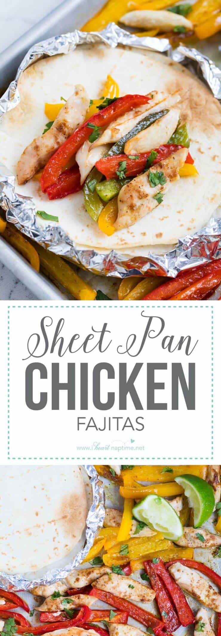 Sheet Pan Chicken Fajitas I Heart Naptime