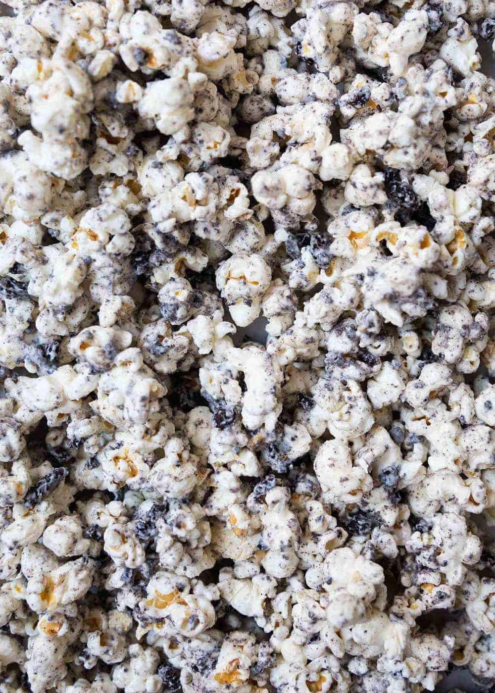 Overhead photo of the Oreo popcorn.